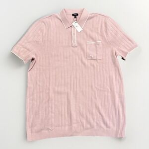 Express Mens Shirt Size XL Tall  Modern Prep Sweater Polo Soft Plush Ribbed